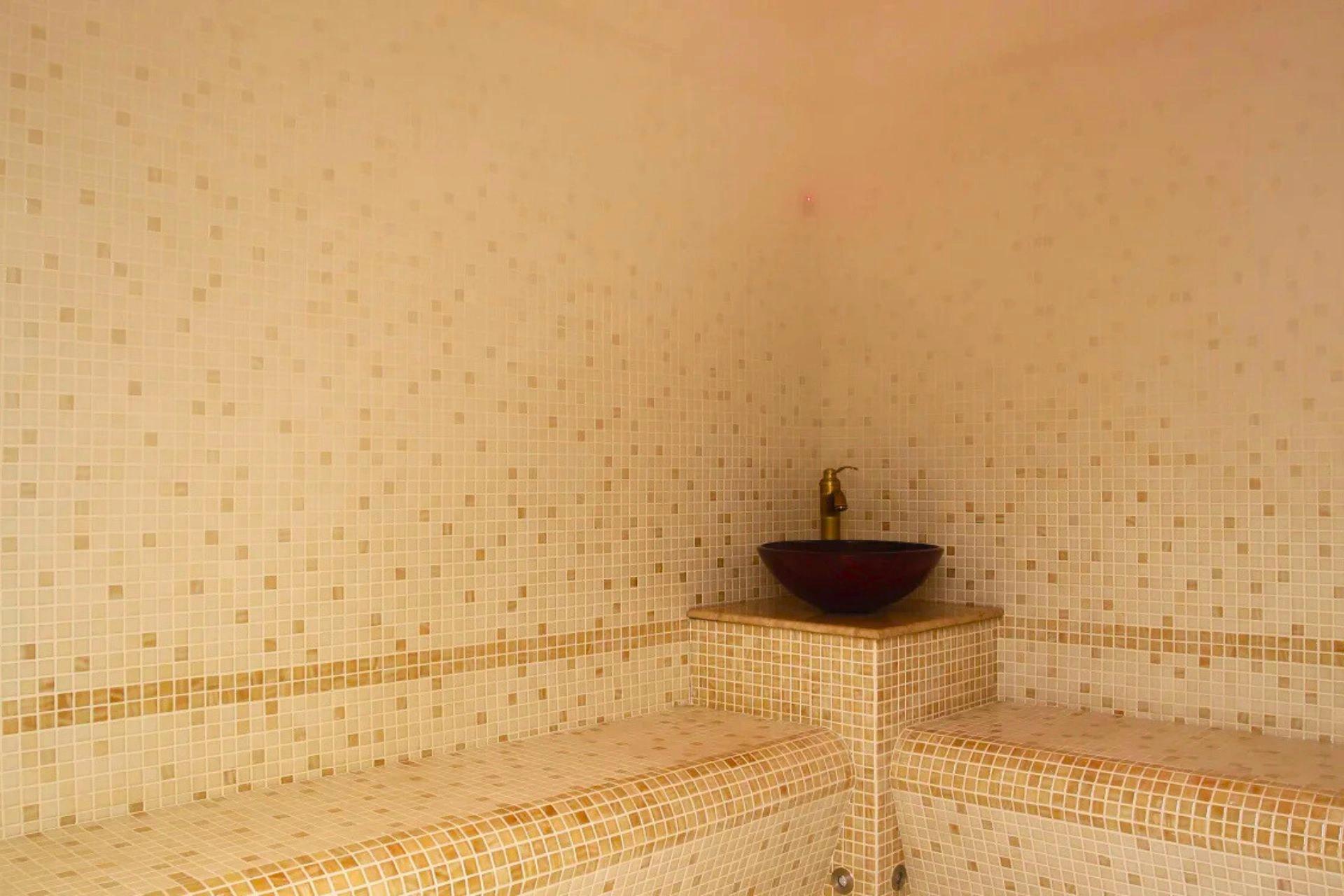 Hammam à l'hôtel de luxe Corsica à Calvi